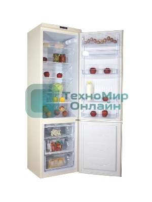 Холодильник DON R-295 S слоновая кость двухкамерный 259/101л морозилка снизу
