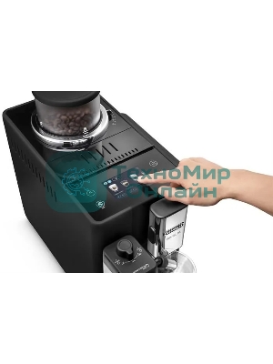 Кофемашина автоматическая DeLonghi EXAM440.55.B черный, исп. кофе - зерновой/молотый, 1.4 л, 1450 Вт, 19 бар
