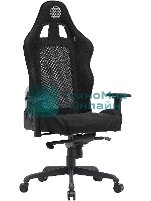 Кресло Cactus CS-CHR-MC04-BBK черный, экокожа