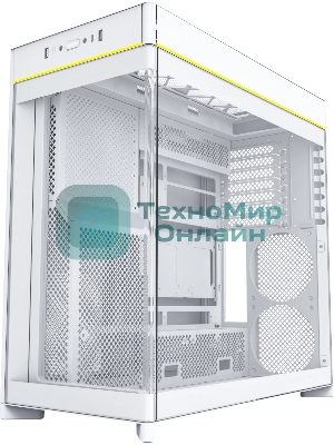 Компьютерный корпус Montech HS02 белый без БП ATX 4x140мм 2xUSB 3.0 audio bott PSU