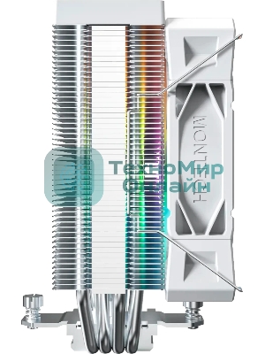 Устройство охлаждения(кулер) Montech NX400 ARGb Soc-AM5/AM4/1200/1700/1851 белый 4-pin 34.17dB Al+Cu 220W Ret (NX400ARGbWH)