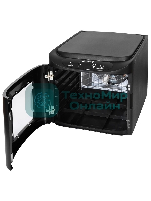 Сушка для фруктов и овощей Hyundai HYFD-P1203 12под. 500 Вт, черный