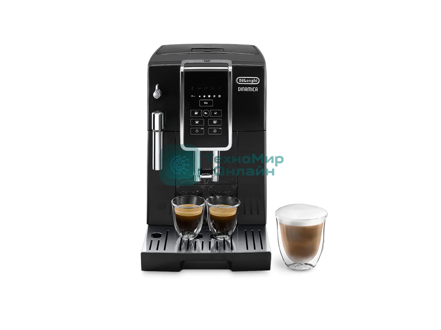 Кофемашина автоматическая DeLonghi ECAM 350.15.B черный, исп. кофе - молотый/зерновой, 1.8 л, 1450 Вт, 15 бар