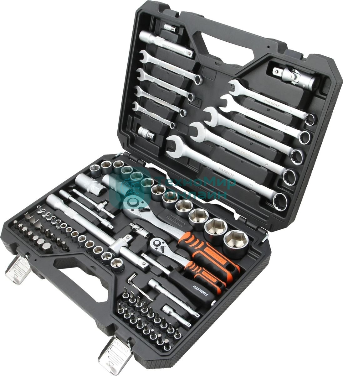 Набор инструментов Patriot SSP-82 82 предмета (жесткий кейс)