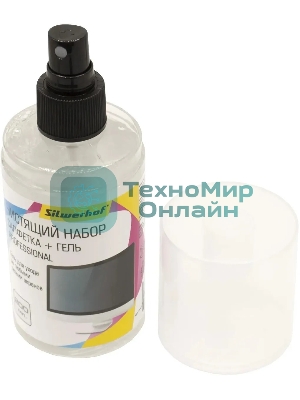 Чистящий набор (салфетка + гель) Silwerhof для экранов и оптики 200 мл