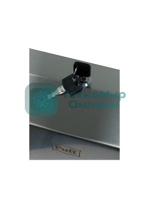 Диспенсер бумажных полотенец Puff 5615, хром мат., антивандальный с ключом