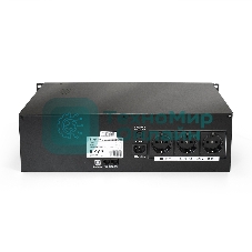 Источник бесперебойного питания ExeGate EP270874RUS Power RM Smart UNL-1500 LCD 1500VA, черный, 3U, 3 евророзетки, USB
