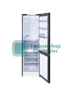 Холодильник Бирюса B6130 черный двухкамерный 245/100л морозилка снизу