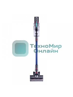 Пылесос вертикальный Zelmer STICK ZSVC822 STEFAN синий/серый, питание от аккумулятора, 200 Вт, уборка сухая, пылесборник 0.35 л