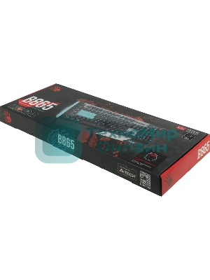 Клавиатура проводная A4Tech Bloody B865 USB серый/черный