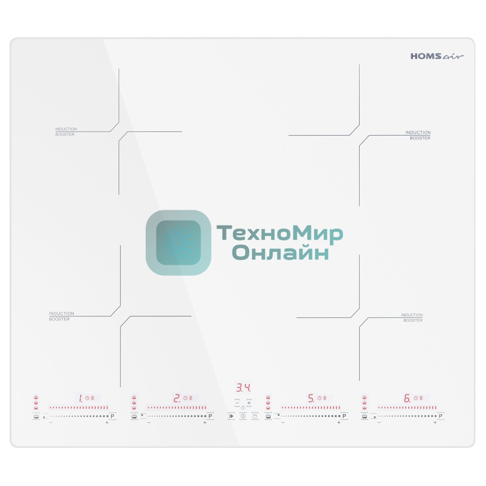 Индукционная варочная панель HOMSair HIC64SWH независимая, белый