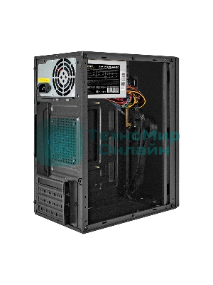 Компьютерный корпус Minitower ExeGate BAA-303U (mATX, без БП, 2хUSB+1хUSB 3.0, HD Audio, черный)