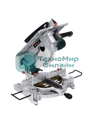 Профессиональная торцовочная пила KLPRO KLGK1512 (1900Вт, 4500об/мин, 255мм, диск по дереву в комплекте)
