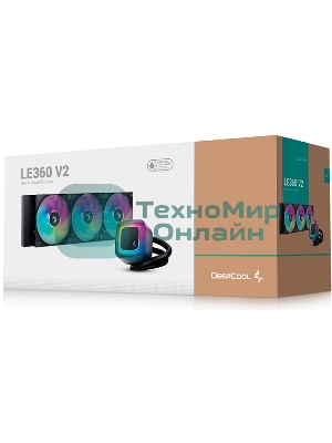 Система жидкостного охлаждения DeepСool LE360 V2 черный (R-LE360-BKAMMC-G-2)