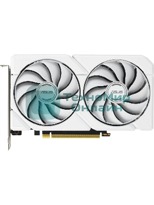Видеокарта Asus DUAL-RX9060XT-16G-WHITE белый