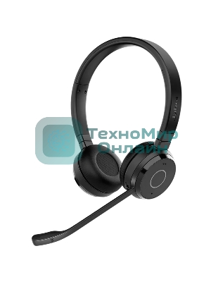 Гарнитура Jabra Evolve 65 TE чёрный, беспроводная, Bluetooth, до 16 ч