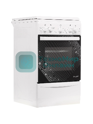 Плита газовая Gefest ПГ 5100-02 0009 белый, конфорок 4 шт, духовка 52 л, 50 см x 85 см x 58.5 см