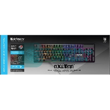 Клавиатура Defender Axeman GK-302 проводная, USB Type-A, чёрный