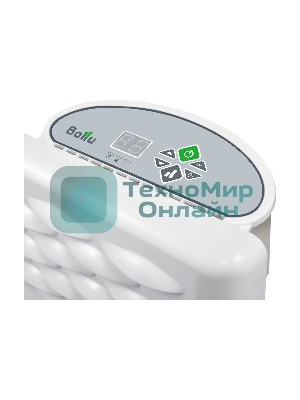 Конвектор электрический Ballu Ettore BEC/ETER-1000 белый, 1000 Вт, 15 м2, термостат, дисплей