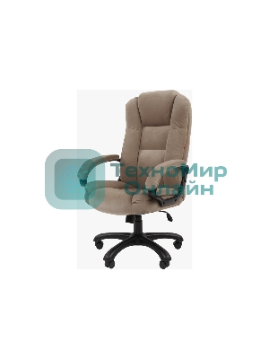 Кресло Chairman Home 600 бежевый, ткань, 120 кг