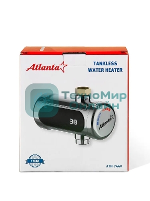 Водонагреватель Atlanta ATH-7440 серебристый
