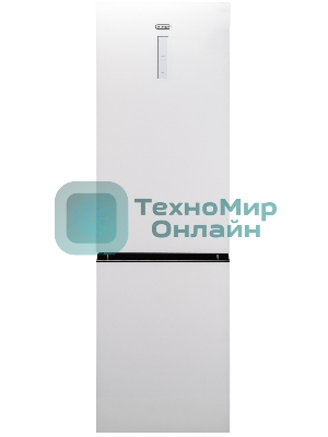 Холодильник DeLonghi DCS 19NFI BB DAMIANO белый двухкамерный 230/100л морозилка снизу, No Frost