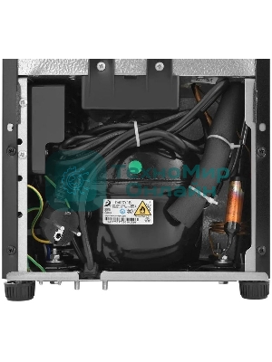 Винный шкаф ZÜGEL ZCWF123B черный, 32 л, 1 отсек, 12 бут.