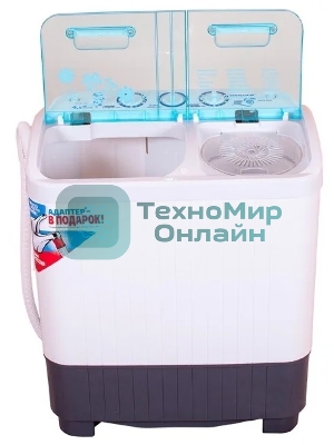 Стиральная машина Renova WS-40PET белый, загрузка вертикальная 4 кг, 1350 об/мин., класс: А+