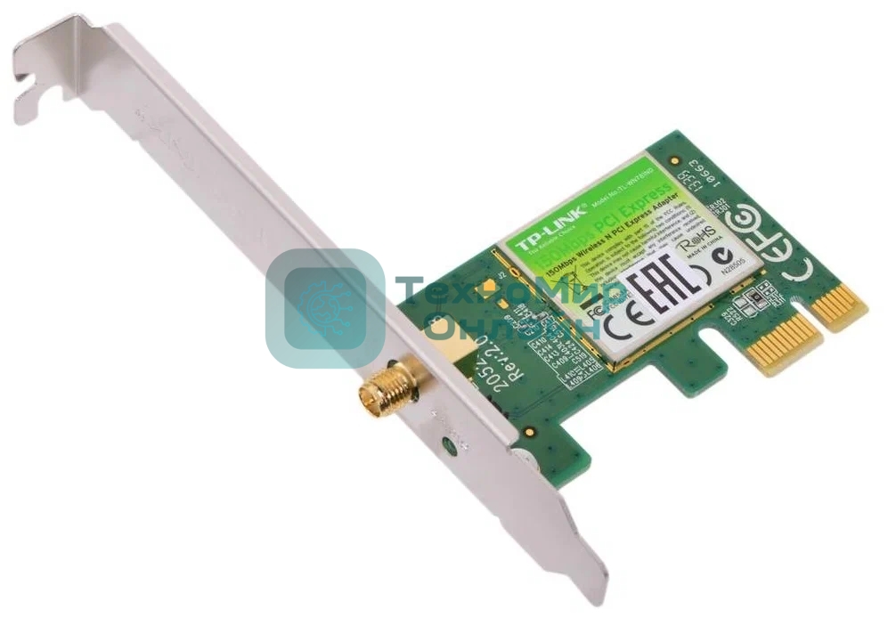 Сетевой адаптер TP-Link SOHO TL-WN781ND Беспроводной сетевой адаптер на шине PCI Express серии Lite N, до 150 Мбит/с