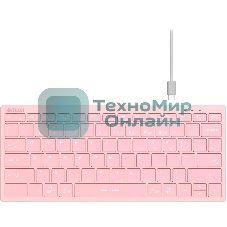 Клавиатура A4Tech FBX51C беспроводная, Bluetooth, радиоканал розовый