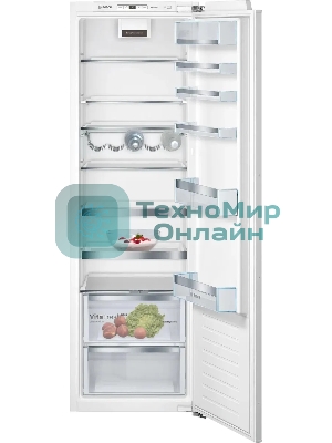 Встраиваемый холодильник Bosch KIR81AFE0 белый однокамерный 319л