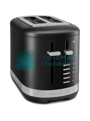 Тостер KitchenAid 5KMT2109EBM, черный матовый, на 2 тоста