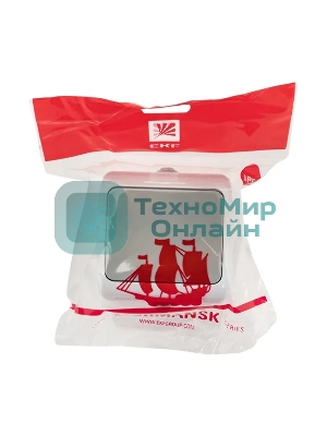 Выключатель EKF Мурманск EFV10-021-30-54 1 -клавишный 10А IP54 серый