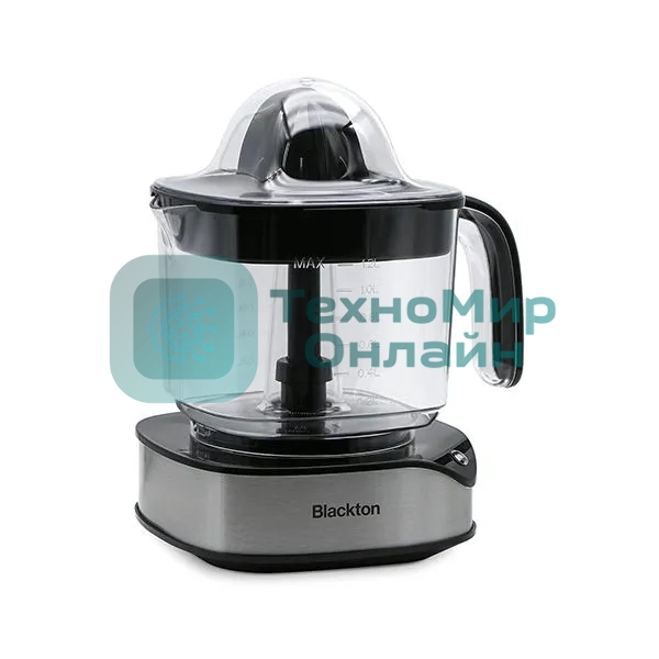 Соковыжималка Blackton Bt J1113 черный/стальной, цитрусовая, 40 Вт, 1200 мл, механическое