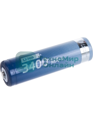 Аккумулятор Li-ion 18650 3400 мАч с защитой (блист.1шт) Космос KOC18650Li-ion34PBL1