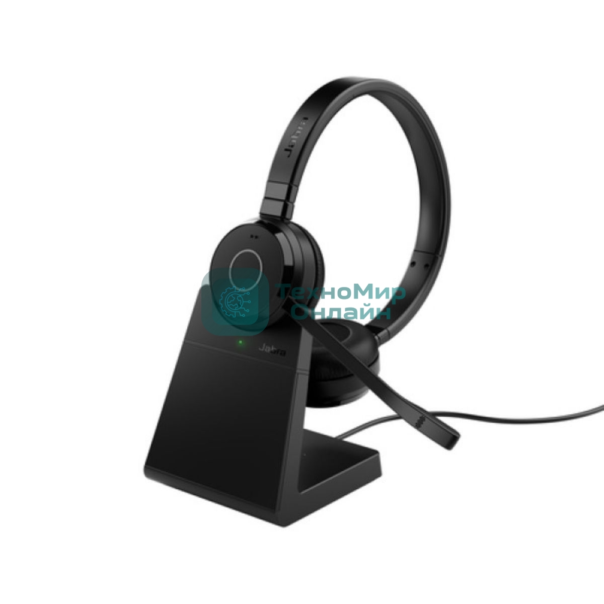 Гарнитура Jabra Evolve 65 TE чёрный, беспроводная, Bluetooth, до 16 ч
