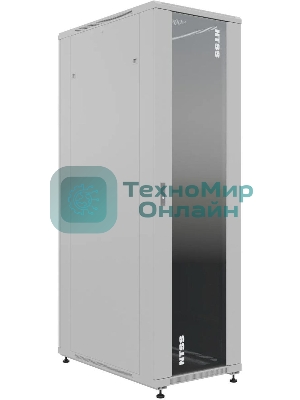 Шкаф серверный NTSS Премиум (NTSS-R22U60100GS) напольный 22U 600x1000мм пер.дв.стекл металл 900кг серый IP20 сталь