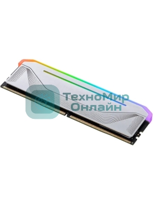 Оперативная память Apacer Nox, DDR5, 32GB (1x32GB), 6000 MHz, CL38, DIMM, с радиатором, RGB, белый