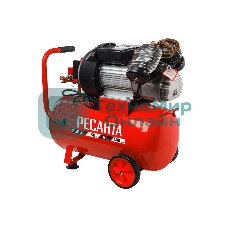 Компрессор поршневой Ресанта КП-50/400М масляный 400л/мин 50л 2500Вт красный/черный