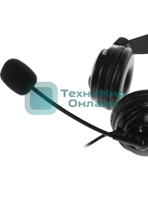 Гарнитура A4Tech HU-7P чёрный, проводная