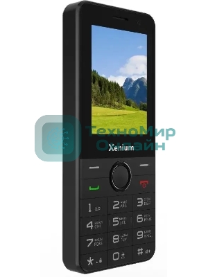 Мобильный телефон Xenium X900 черный моноблок 2.4