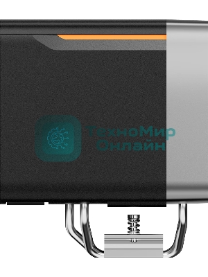 Кулер для процессора CPU Cooler Ocypus Delta A62 EX BK Digital (250W, 4-pin PWM, LED temp., 160mm, Al/Cu, 6x6mm, 2x120mm, 70CFM, 31dBA, 1800RPM, S: 1851/1700/1200/115X, AM5/AM4, black)