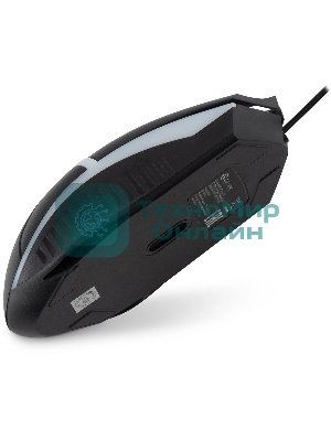 Мышь проводная Oklick 398G черный, 2400 dpi, USB, кнопки - 4