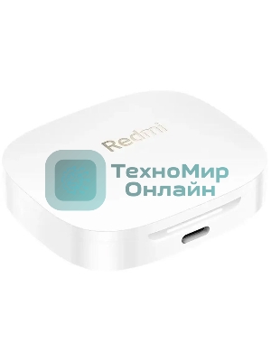 Наушники TWS Xiaomi Redmi Buds 6 белый, внутриканальные, Bluetooth, активное шумоподавление, до 40 ч