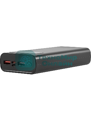 Портативный аккумулятор Digma DGPF20A 20000mAh QC3.0/PD3.0 22.5W 3A 2xUSB-A/USB-C черный
