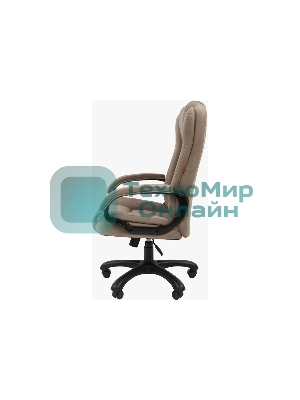 Кресло Chairman Home 600 бежевый, ткань, 120 кг