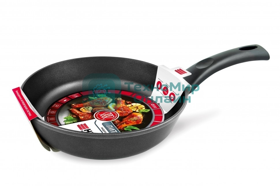 Сковорода НЕВА МЕТАЛЛ ПОСУДА L08120i 20 литая Индукция н/р