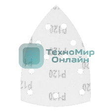 Треугольник абразивный Denzel на ворc. подложке под 