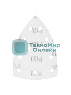 Треугольник абразивный Denzel на ворc. подложке под 