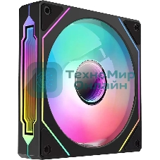 Вентилятор для корпуса Bloody CF-12 LCD ARGb 120х120x25 черный 4-pin 32дБ (упак.:1шт) (CF-12-ARGb120-BK) Ret